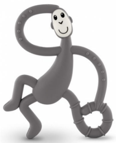 Matchstick Monkey Dancing Monkey Teether Grey (500x500), Png Download