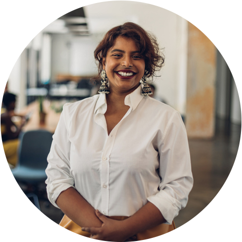 Upgrade To Clever Business Software That Handles The - Girl (477x476), Png Download