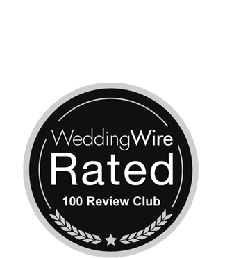 Weddingwire Reviews - Wedding Wire Rated 100 (353x400), Png Download
