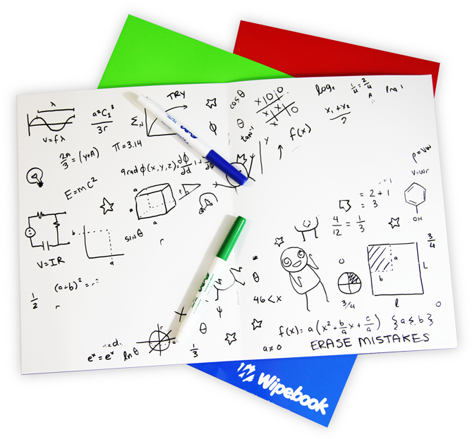 Wipebook Workbooks (700x628), Png Download