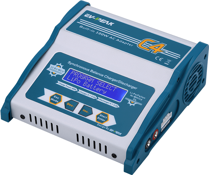 Ev-peak C4 Ac Dc 8a Rc Balance Charger - Ev-peak C4 80w 8a Ac/dc Input Rc Balance Charger For (763x580), Png Download