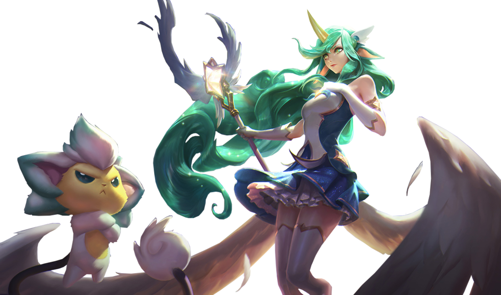 Star Guardian Soraka Skin Png Image - Game Lol League Of Legends Star Guardian (1024x604), Png Download