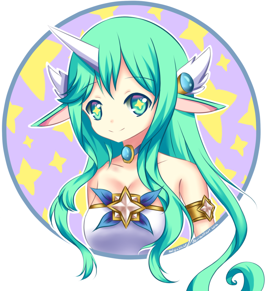 Star Guardian Soraka By Miyusaur - Star Guardian Soraka Chibi (1024x1024), Png Download