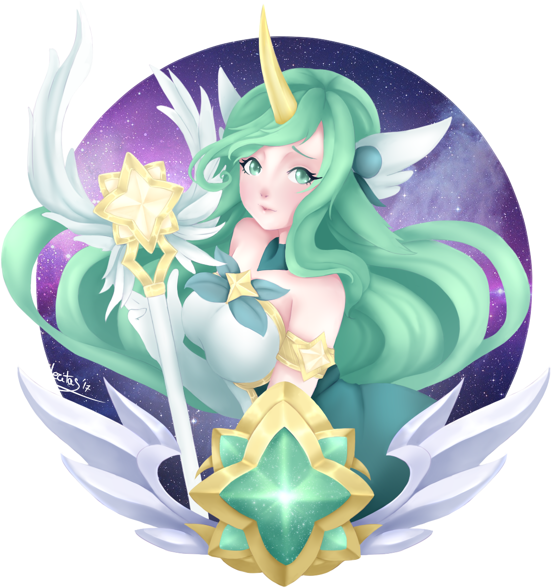 Star Guardian Soraka By Mceleritas Hd Wallpaper Background - Star Guardian Soraka Png (1200x1312), Png Download