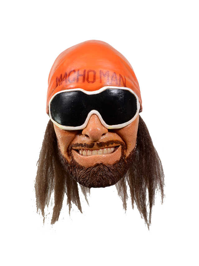 Wwe Macho Man Randy Savage Adult Mask (639x852), Png Download