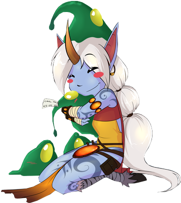 I'm Surprised I Have A Few Pictures With Soraka Hugging - Goat (373x430), Png Download