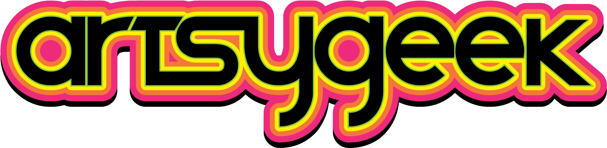 Artsy Geek - Graphic Design (2000x506), Png Download