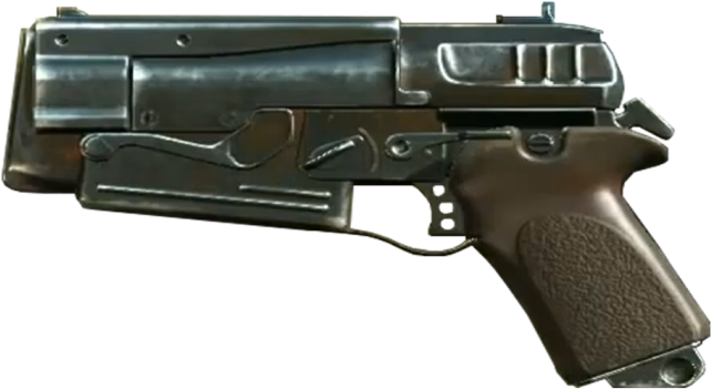 Flare Gun - Fallout 4 10mm Pistol (737x407), Png Download