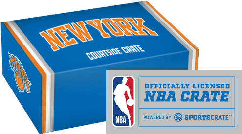 New York Knicks Example Crate - Fathead Nba Logo Wall Decal (500x280), Png Download