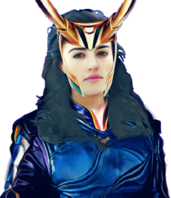 Loki Ladyloki Katiemcgrath Tomhiddleston Marvel Mcu - Marvel Cinematic Universe (552x640), Png Download