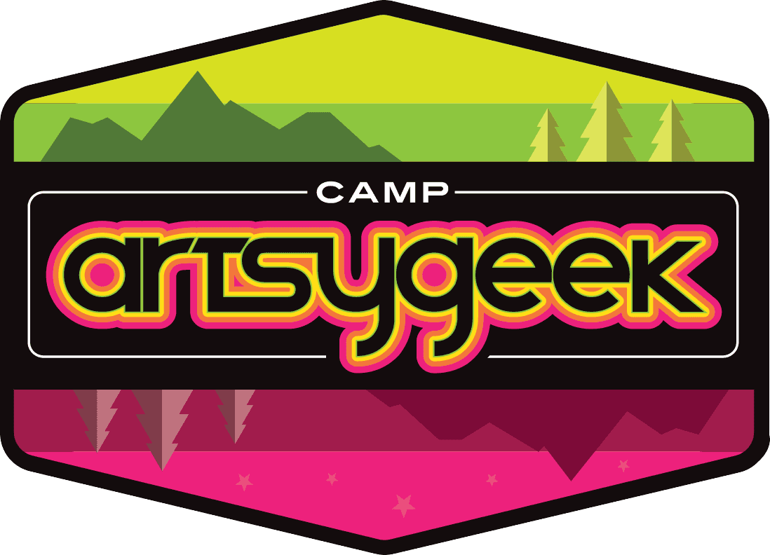 Camp Artsy Geek - Brand (1098x792), Png Download