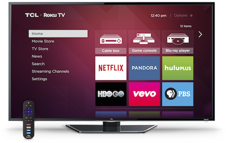 Just Like Our Roku Players, Roku Tv Offers An Exceptional - Tcl Roku Smart Tv (500x333), Png Download