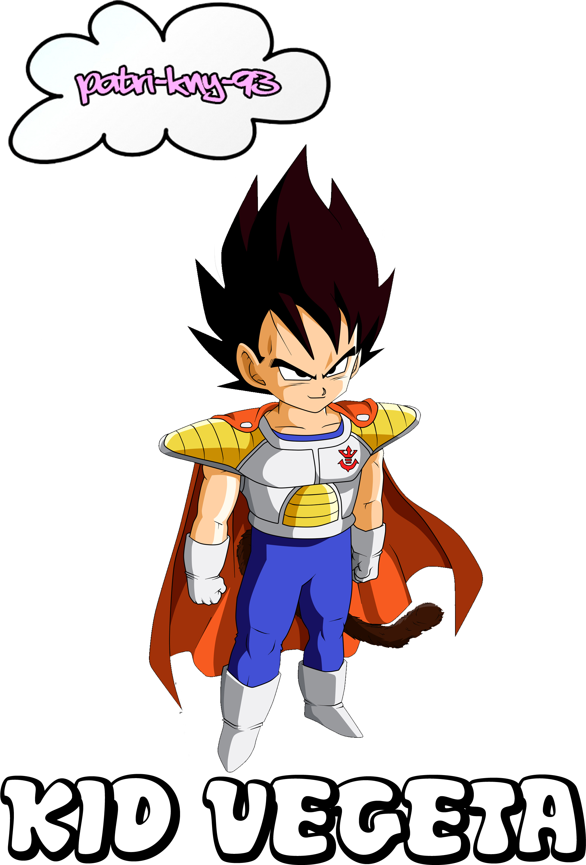Kid Vegeta (1942x2912), Png Download
