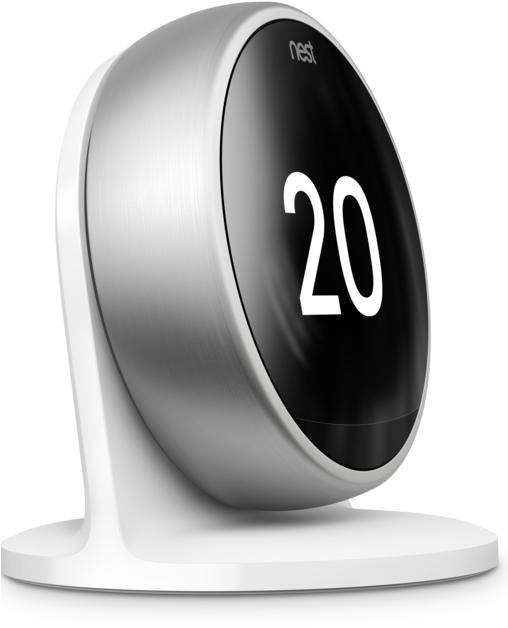 The Nest Stand Gives You More Installation Options - Nest Thermostat Table Stand (532x640), Png Download