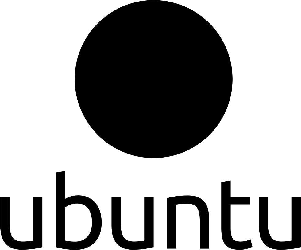 Logo Ubuntu St No White Orange Hex Lu Comments - Ubuntu Logo Black And White (981x814), Png Download