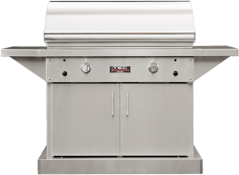 44in Freestanding Sterling Patio Fr Grill On Stainless - Tec Grills (500x367), Png Download