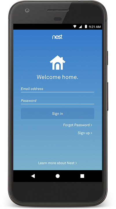 View Your Energy Usage On Your Nest Thermostat, Get - No Internet Activity Android (400x744), Png Download