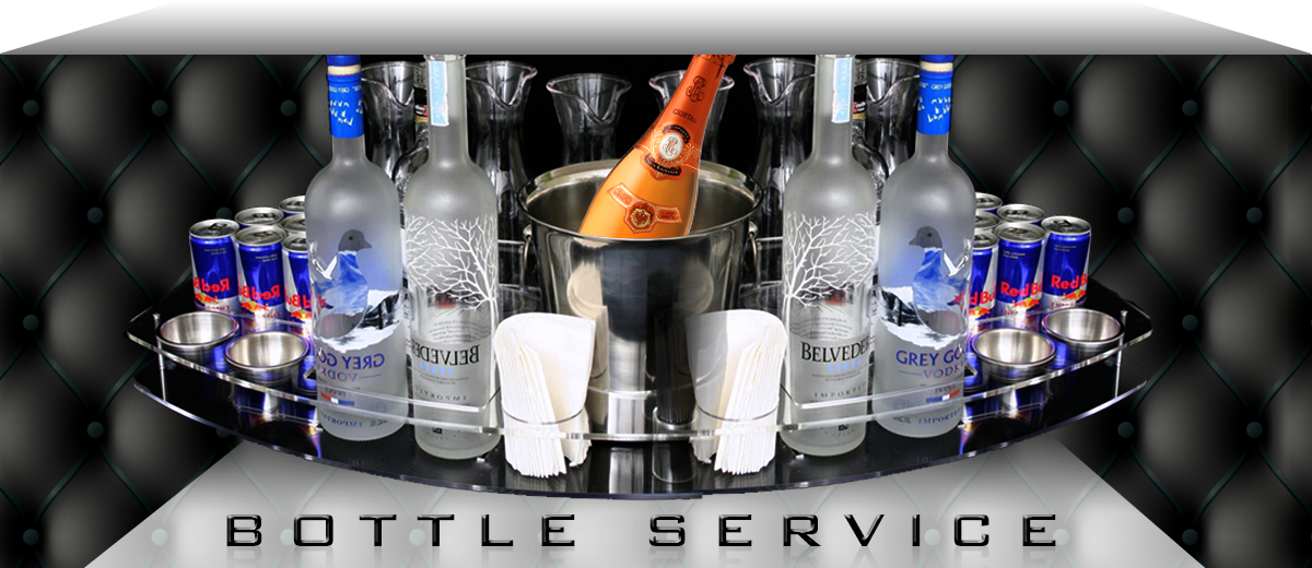 South Beach Miami Nightclub Bottle Service - Bottle Service (1200x520), Png Download