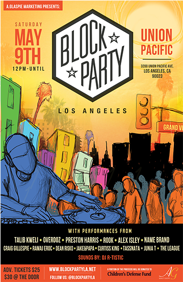 Block Party Flyer - Good Block Party Flyer (750x556), Png Download