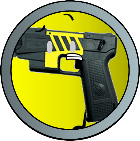 Taser Gun - Object Show Taser (469x471), Png Download