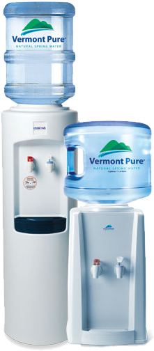 5 Gallon And 3 Gallon Home Bottle Water Delivery - 5 Gallon Water Dispenser Png (300x525), Png Download