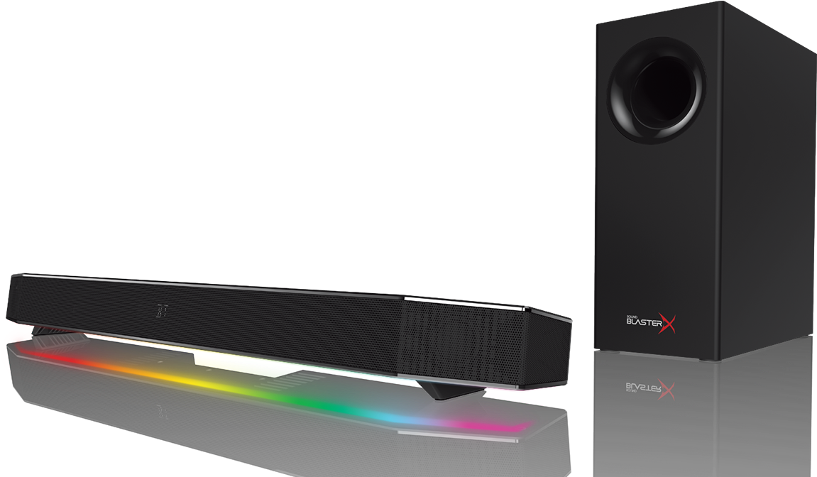 Creative Sound Blasterx Katana Soundbar & Subwoofer - Creative Sound Blaster X Katana (1170x800), Png Download