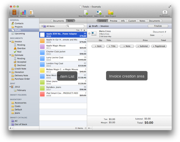 New Invoice View - Portable Network Graphics (639x507), Png Download