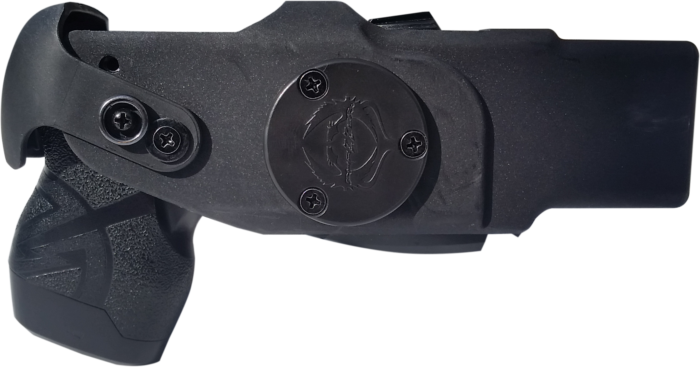 Phazzer Level 2 Ambidextrous Retention Duty Holster - Assault Rifle (2239x1175), Png Download