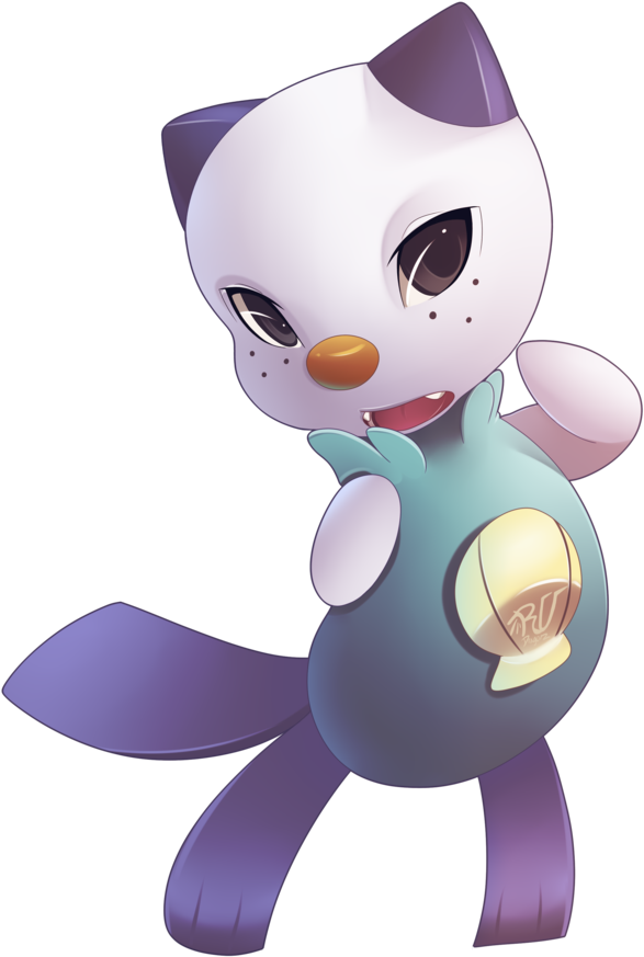 Oshawott - Kawaii Oshawott (600x898), Png Download