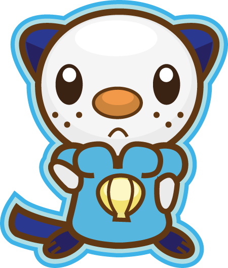 Oshawott - Ocean (450x528), Png Download