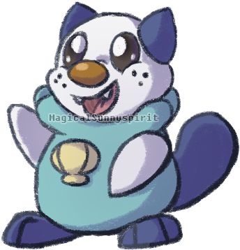 Oshawott - Cartoon (369x397), Png Download