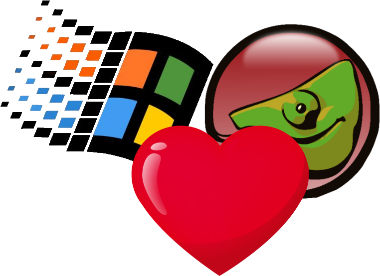 K-meleon 74 Windows 9x Edition - Windows 95 Logo Png (789x579), Png Download