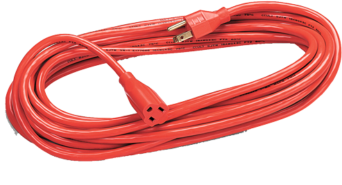 Heavy Duty Indoor/outdoor 25' Extension Cord - Fellowes Power Extension Cable - 25 Ft (500x500), Png Download