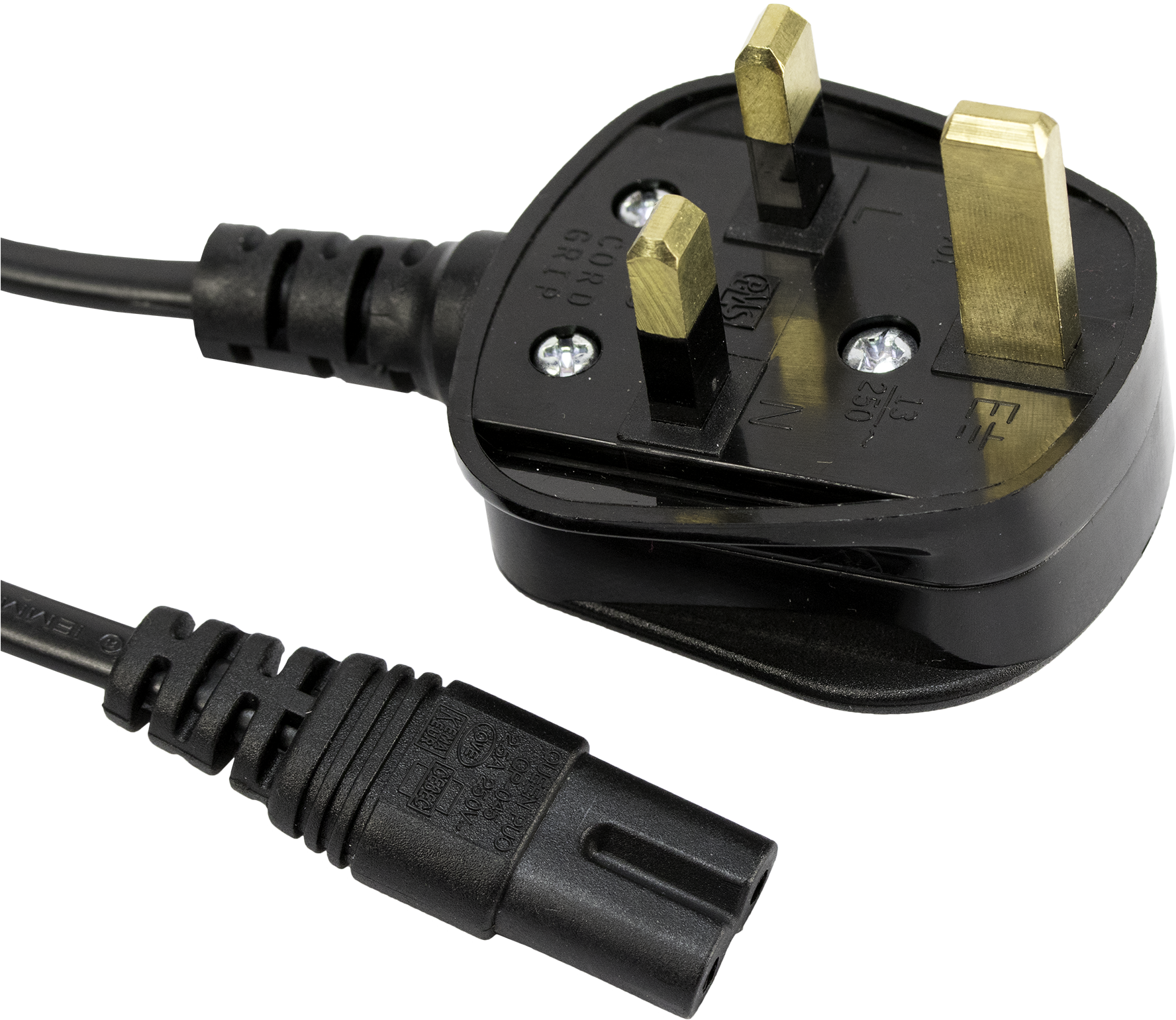 Duracase 6 Multi-bay Charger Ac Power Cord Uk - Duracase Multi Charger Ac Power Cord Power Cable (2000x2000), Png Download