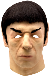 Star Trek Spock Mask Captain Kirk By Trick Or Treat - Star Trek Mask (320x480), Png Download