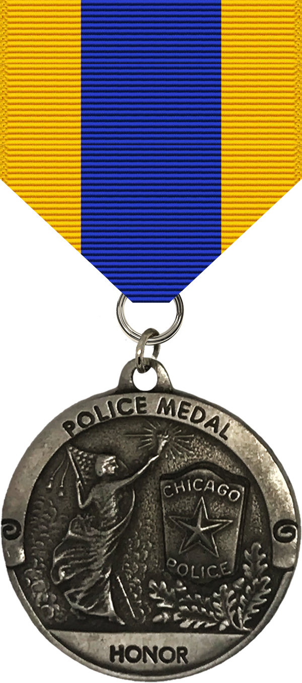 Police Medal Award Medal - Spittelau Incineration Plant (600x1354), Png Download