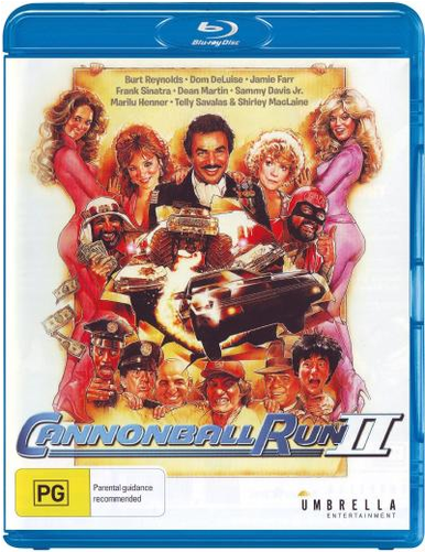 Cannonball Run Ii - Cannonball Run 2 Region 2 Compatible Dvd (500x500), Png Download