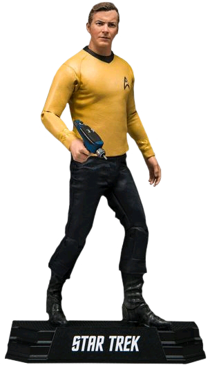 Captain James T - Mcfarlane Toys Star Trek (304x528), Png Download