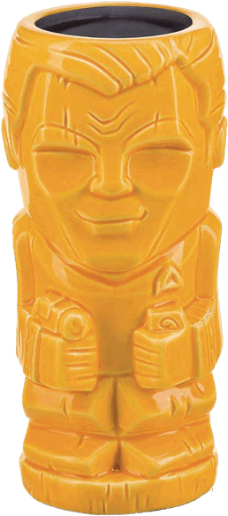 Star Trek: Tos Captain Kirk 16 Oz. Geeki Tiki Mug (600x600), Png Download