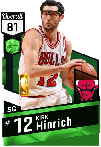 '03 Kirk Hinrich Emerald Card - Kirk Hinrich Nba 2k17 (325x475), Png Download