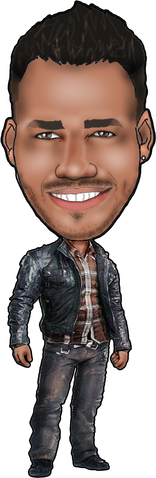 Romeo Santos Karigrafix/arte Romeo Santos, Pin Up Cartoons - Art (1134x1701), Png Download