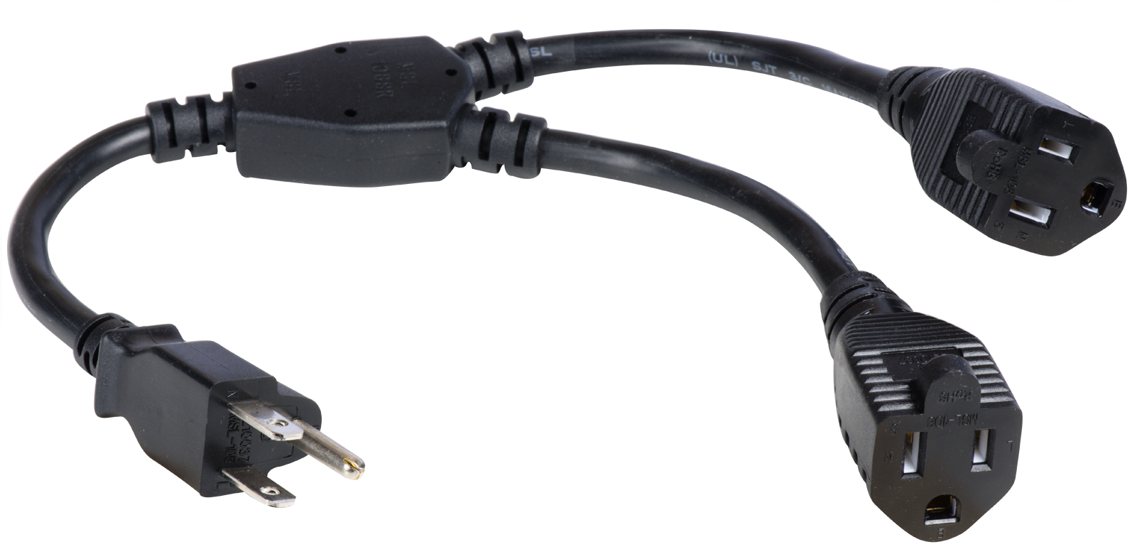 Power Cord Y Cbl 5 15 P 2r 14" - Liberty Wire And Cable P15a-15p-215r-y 1.17' Power (1600x900), Png Download