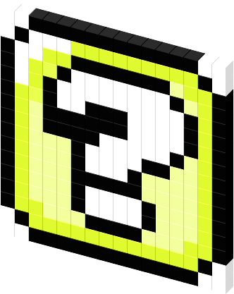 View Favicon On T-shirt - Pixel Art Facile Snapchat (340x431), Png Download