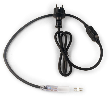 Power Cord For Article - 123led Aansluitstekker Voor Led Lichtslang 1.5 Meter (480x480), Png Download