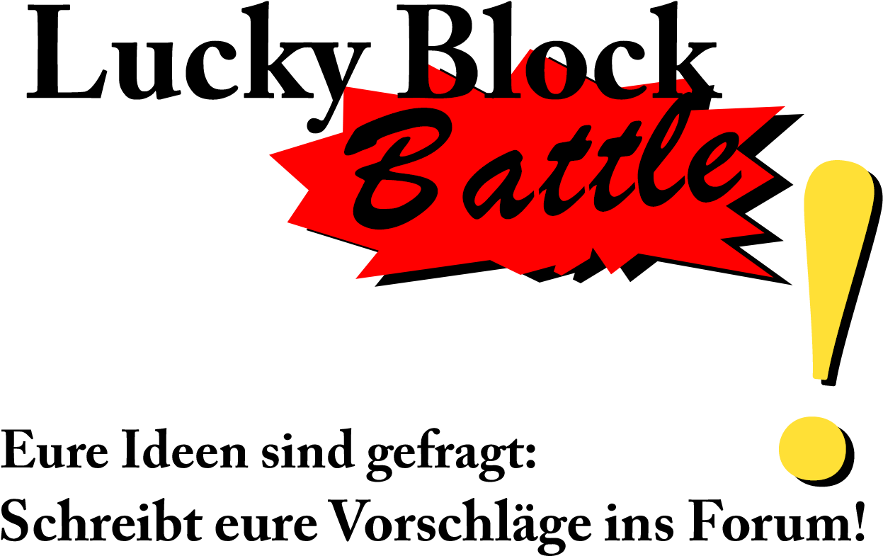 Unser Neuer Spielmodus “lucky Block Battle” Ist Nun - Graphic Design (1920x1080), Png Download