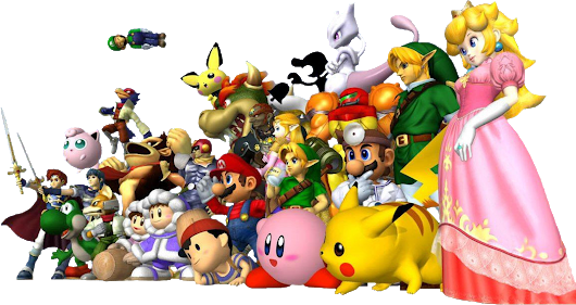 Melee And Smash 4 (530x281), Png Download