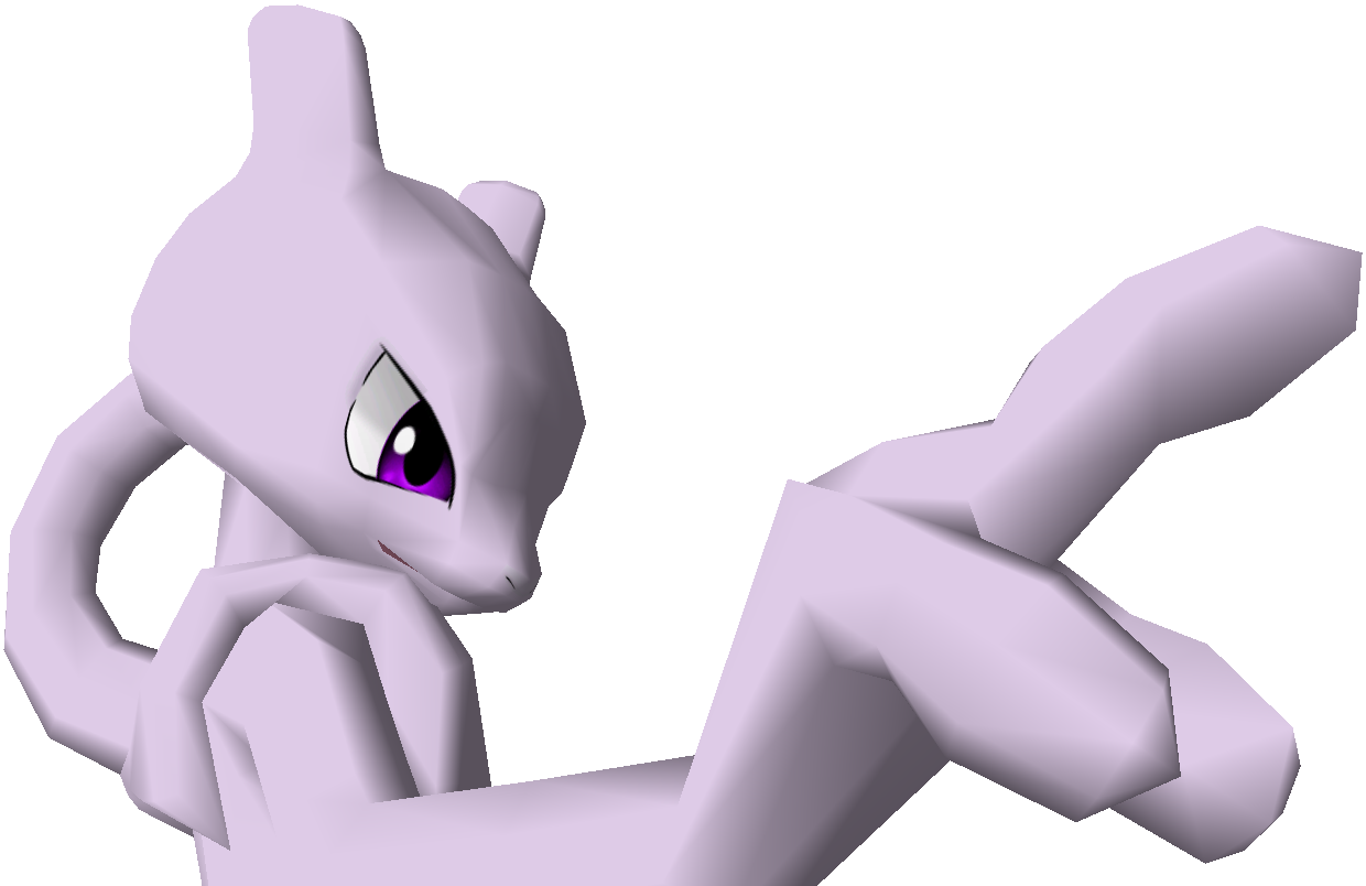 Mewtwo - Mewtwo Super Smash Bros 64 (1240x804), Png Download