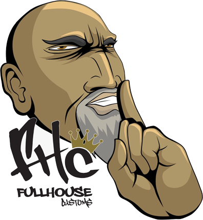 Full House Customs - Vehicle Registration Plate (396x429), Png Download