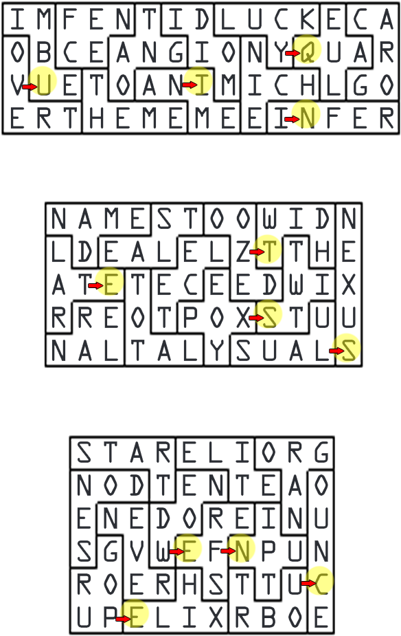 For Example, Lucky In The First Grid Is On The Y-shaped - Number (622x954), Png Download