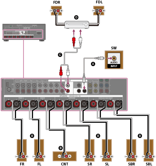 2 Channel Speaker System Using Front Dolby Atmos Enabled - Loudspeaker (513x545), Png Download